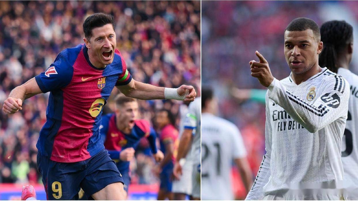 西甲金靴争夺战爆燃！姆皇超车成功，养伤的莱万还有机会翻盘吗